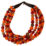 Women's-Earthy Choker Beads